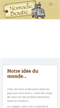 Mobile Screenshot of nomadicboutic.com